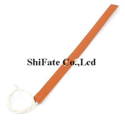 24V 13W   Ǹ    ÷Ʈ 15mm x 230mm/24V 13W Flexible Adhesive Silicone Rubber Heater Heating Plate 15mm x 230mm